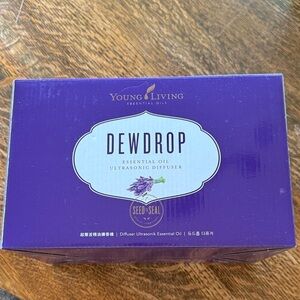 Young Living Dewdrop Essential Oil Diffuser in Purple Box